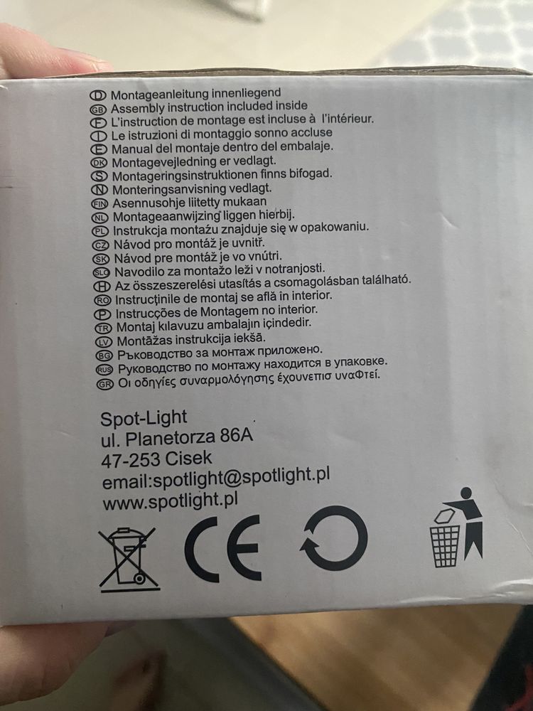 Halogen Oczko 3 szt nowe krysztal srebro