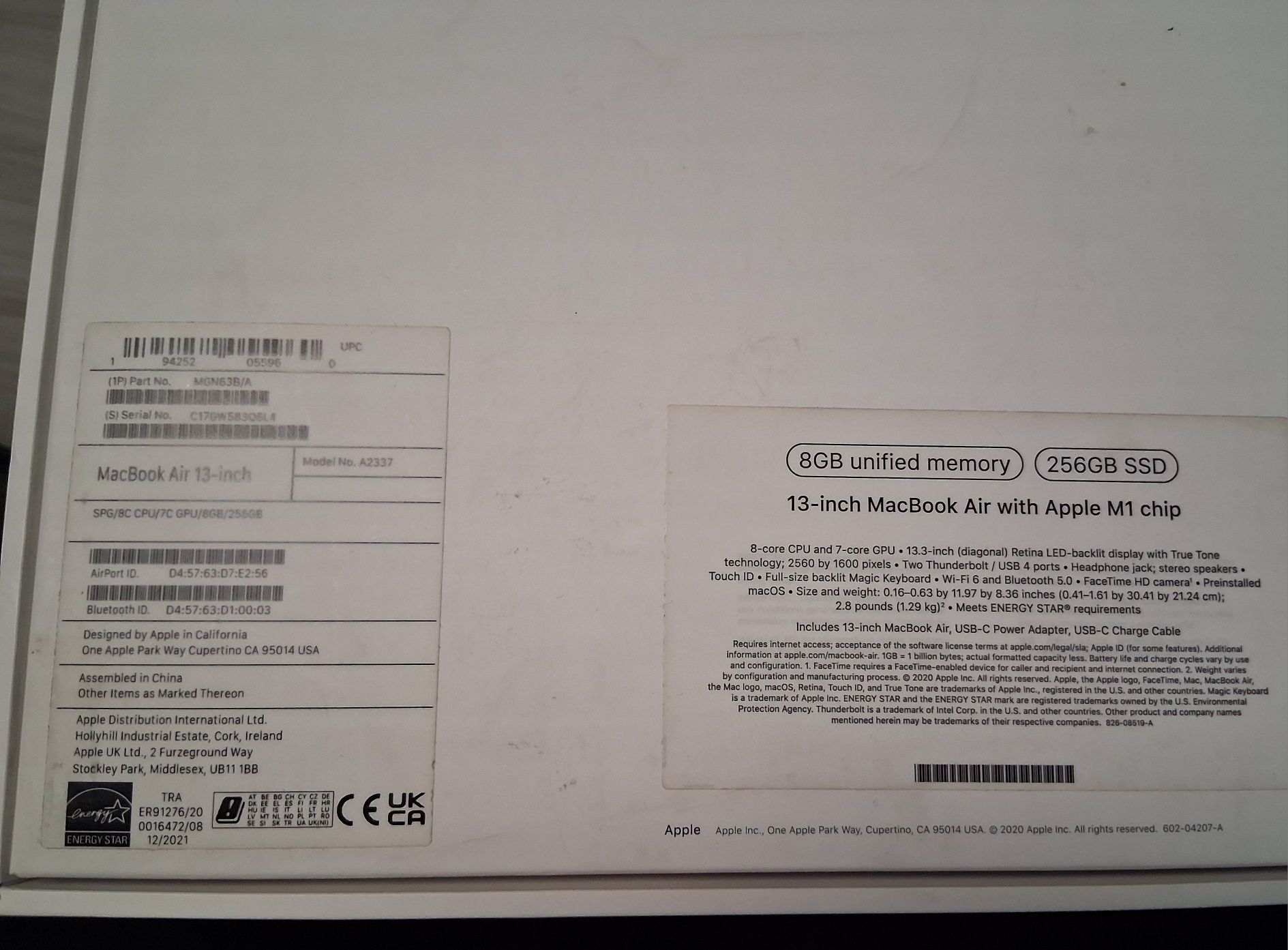 Apple mac book air m1
