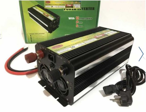 Перетворювач UPS Inverter инвертор 7200W Вт  12V + 20А зарядне зарядка