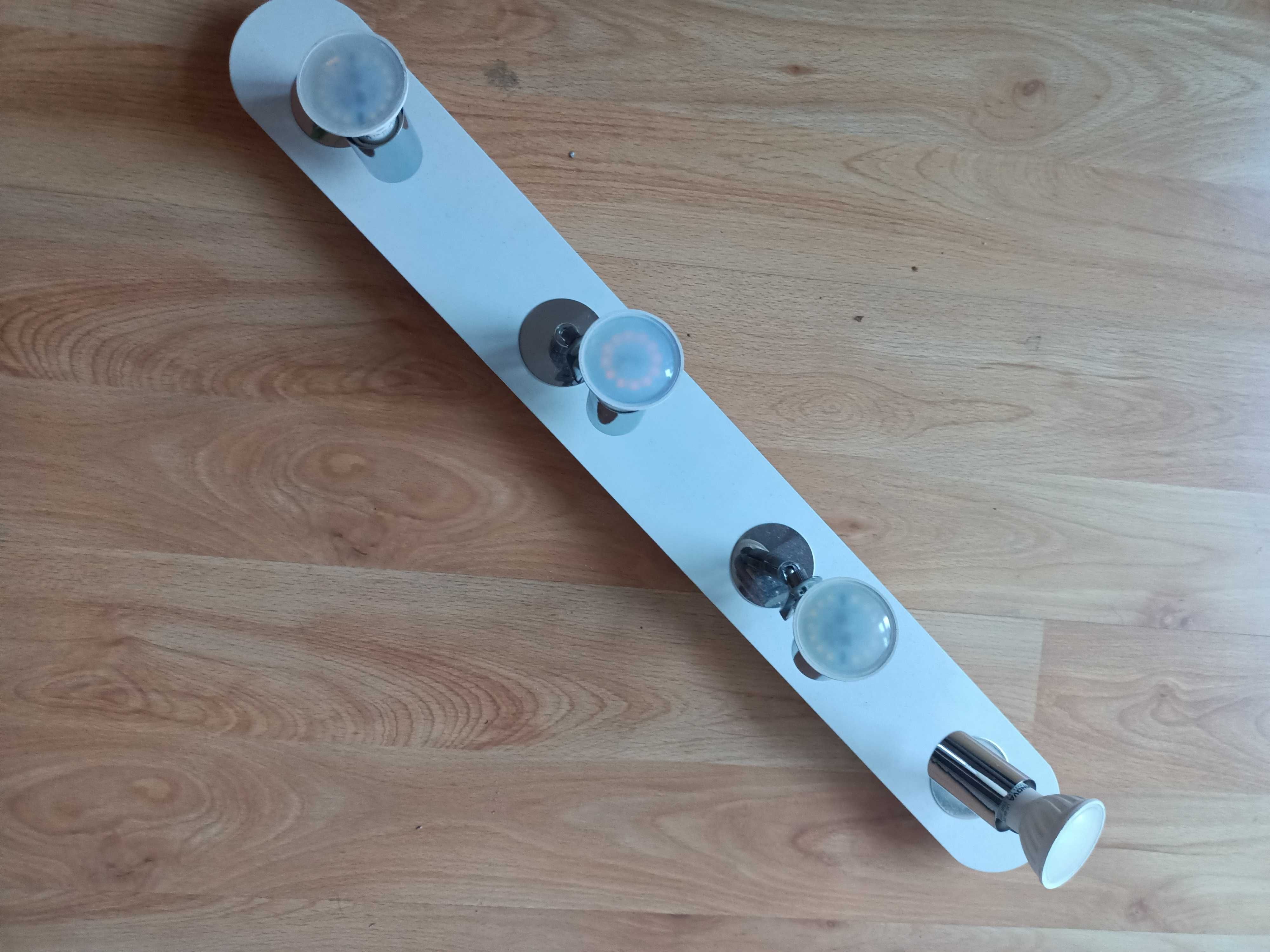 Lampa ścienno sufitowa, listwa, spot Colours z żarówkami.