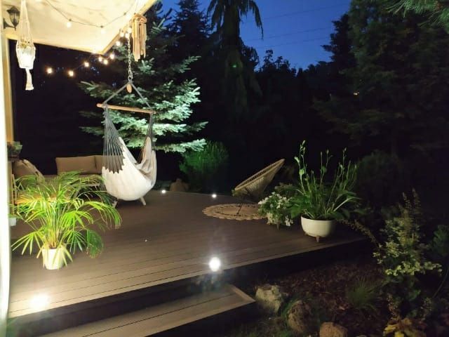 Taras / deski kompozytowe i drewno natur. /zadaszenie tarasu / balkony