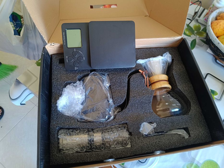 Conjunto café novo com moinho