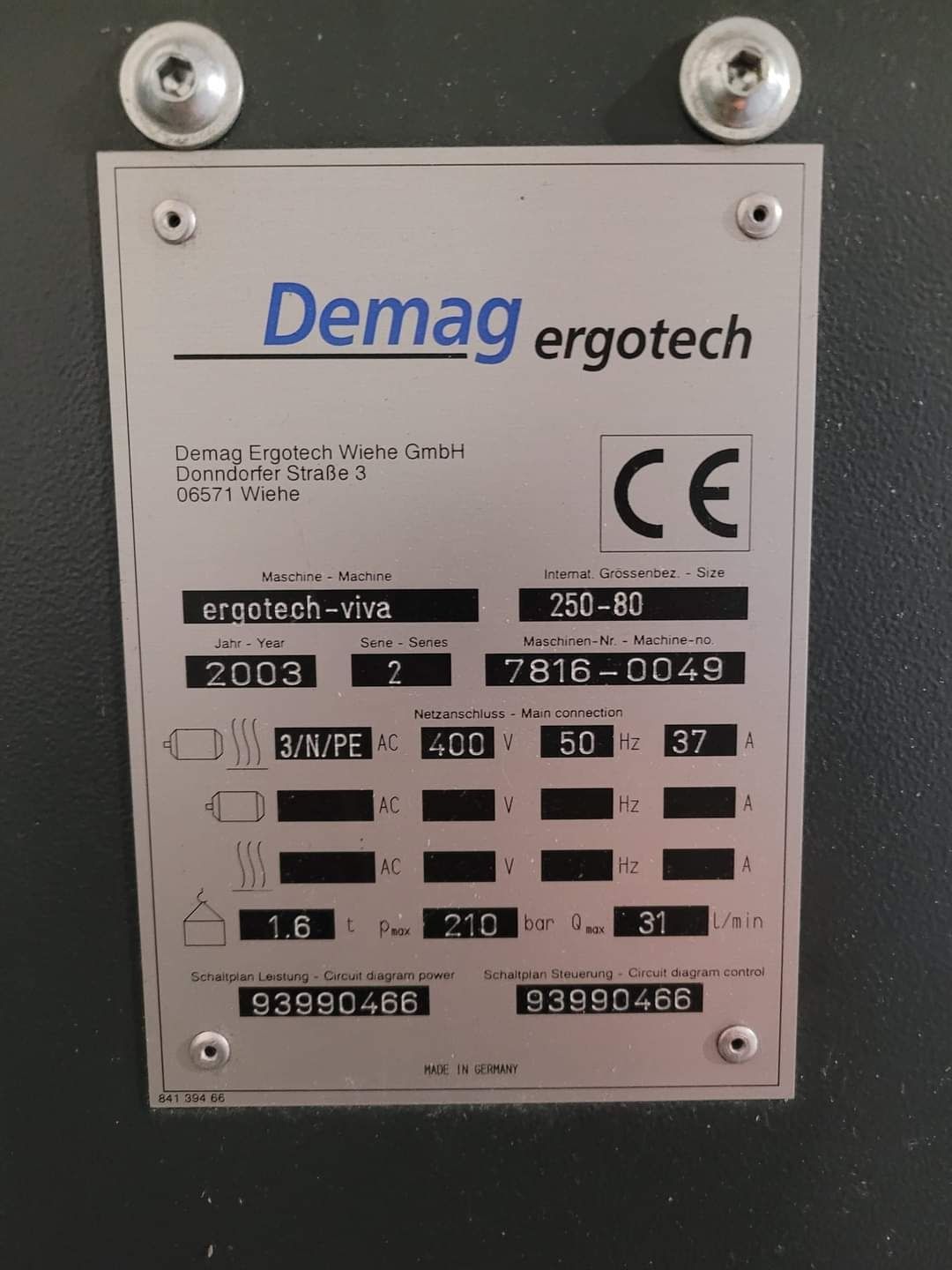 Demag Ergotech 250-80