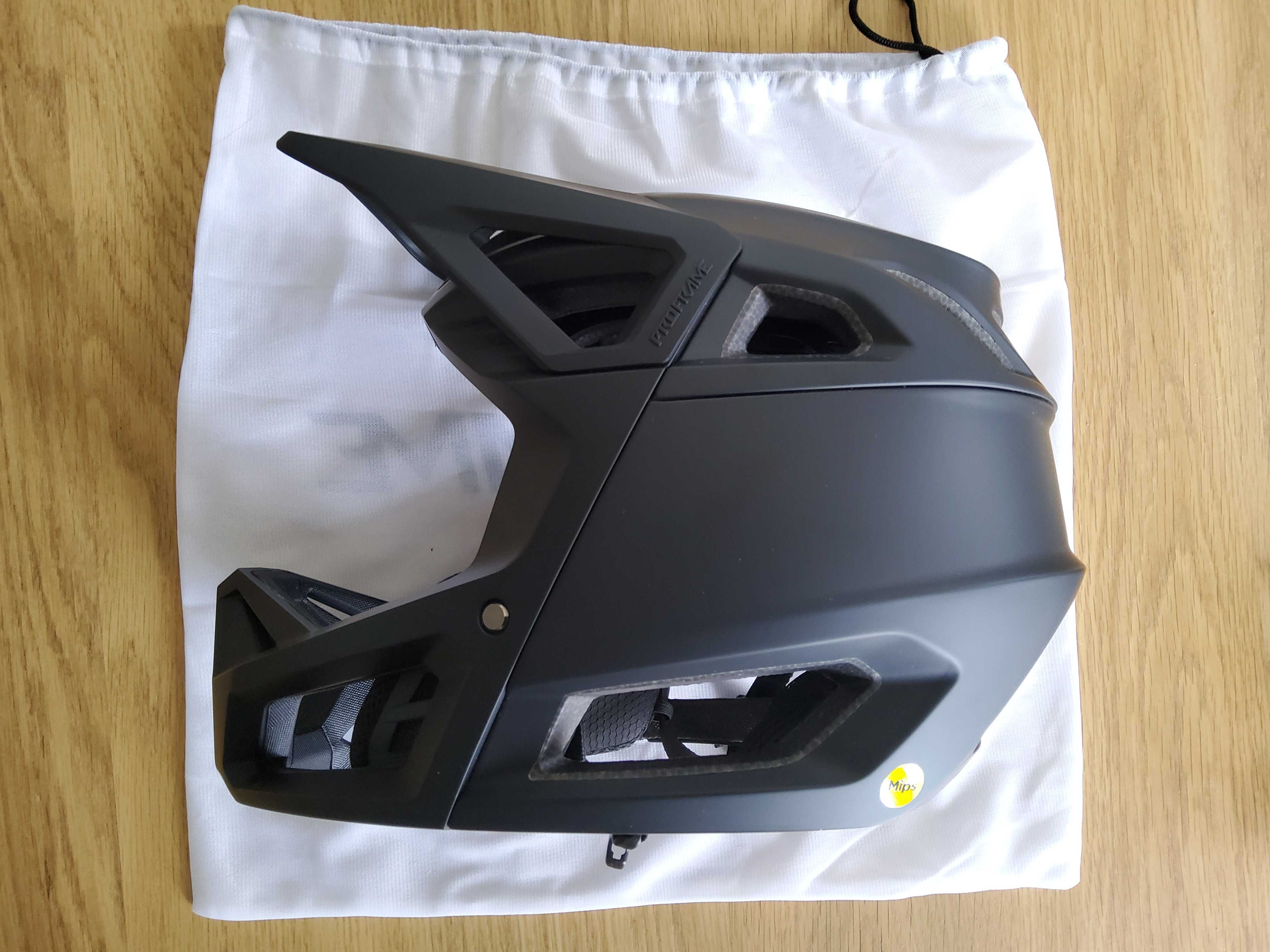 Kask Rowerowy Full Face Fox Proframe Matte Black (Rozmiar: M)