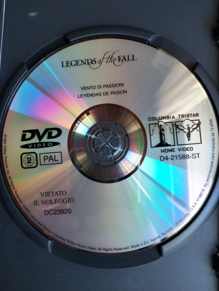 DVD Lendas de Paixão