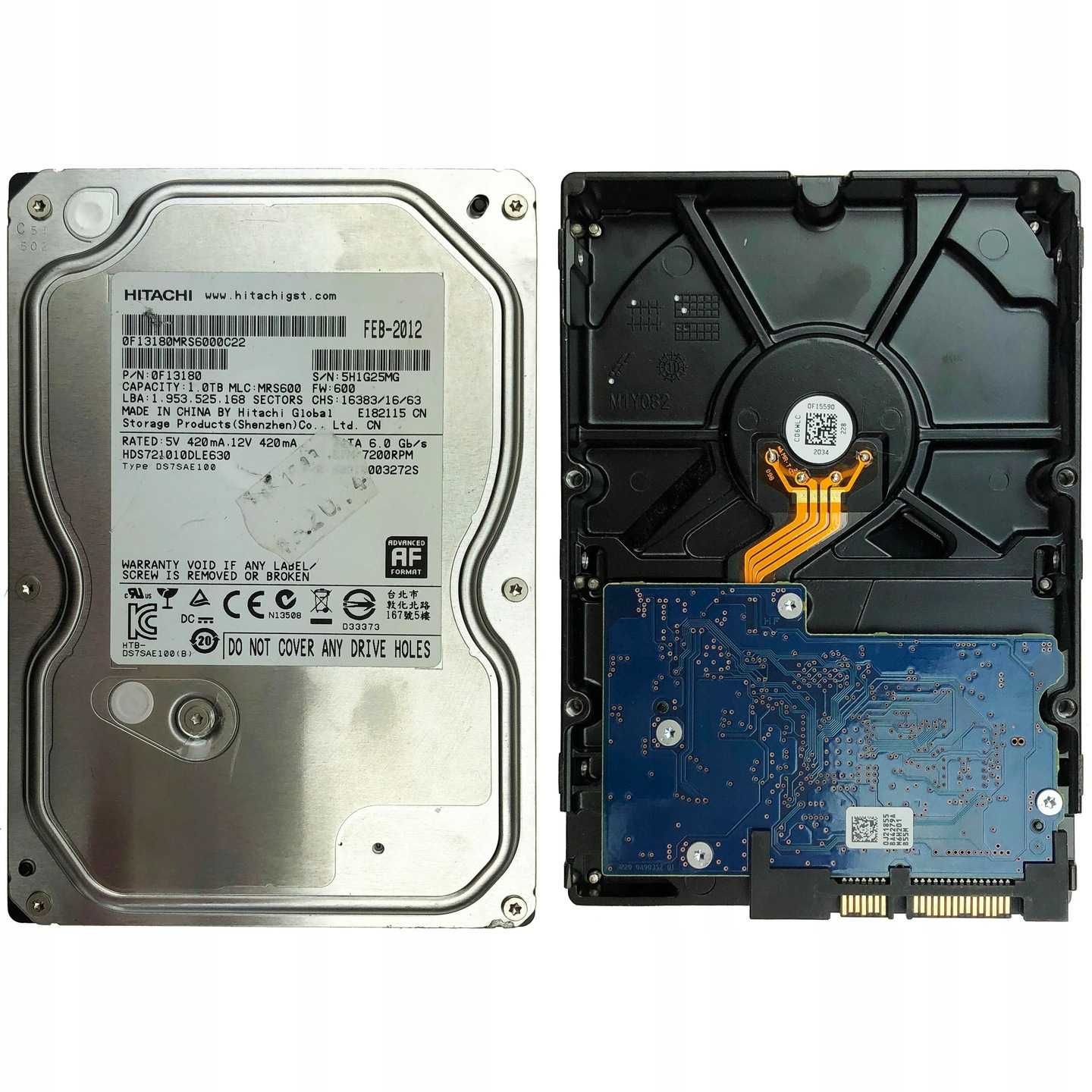 Жосткий диск Hitachi HDD HDS721010DLE630  1Tb