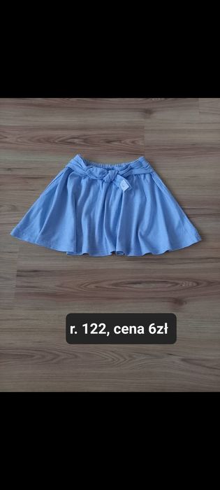 Zestaw ciuszków dla dziewczynki r. 122, cena 61zł stan b. dobry