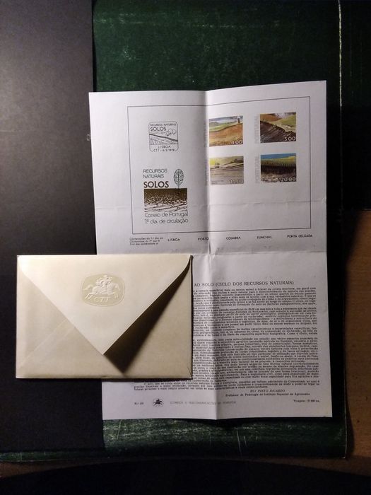 1978 FDC Solos Ciclo Dos Recursos Naturais MNH **