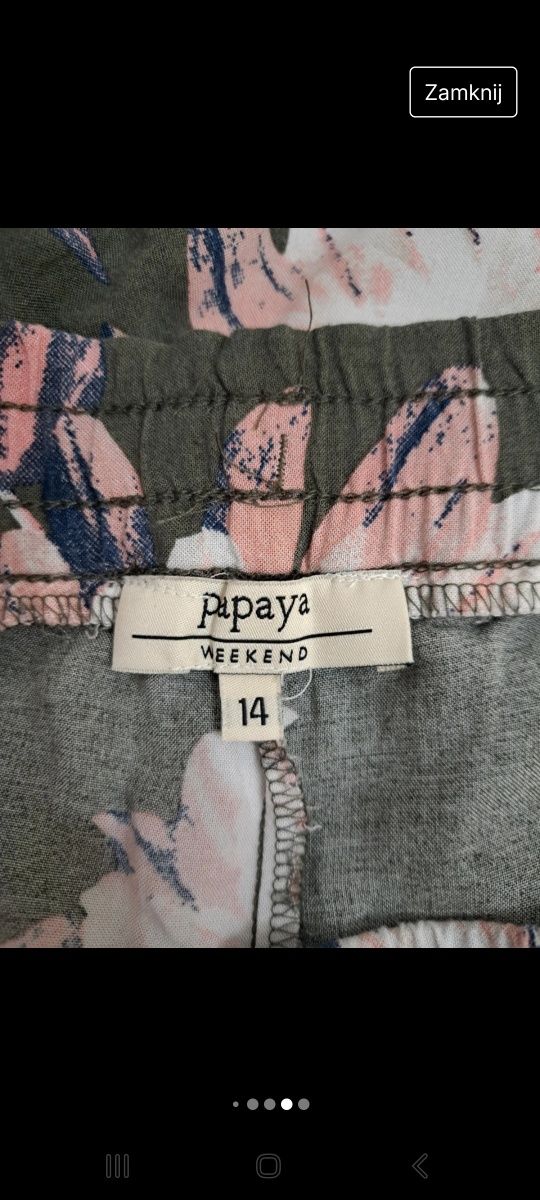 Letnie spodnie Papaya roz. 42