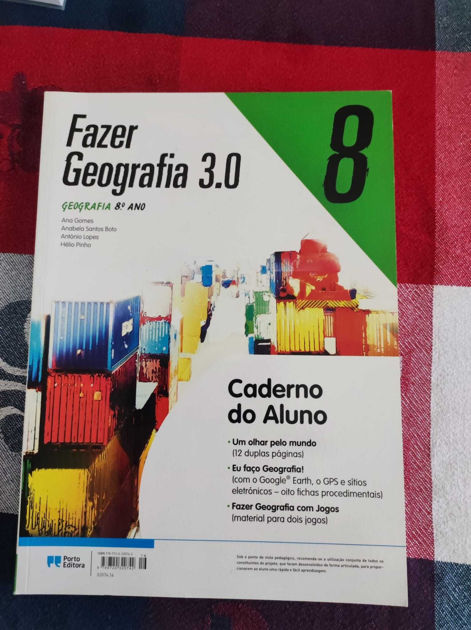 Caderno de Atividades, Geografia 8ºano