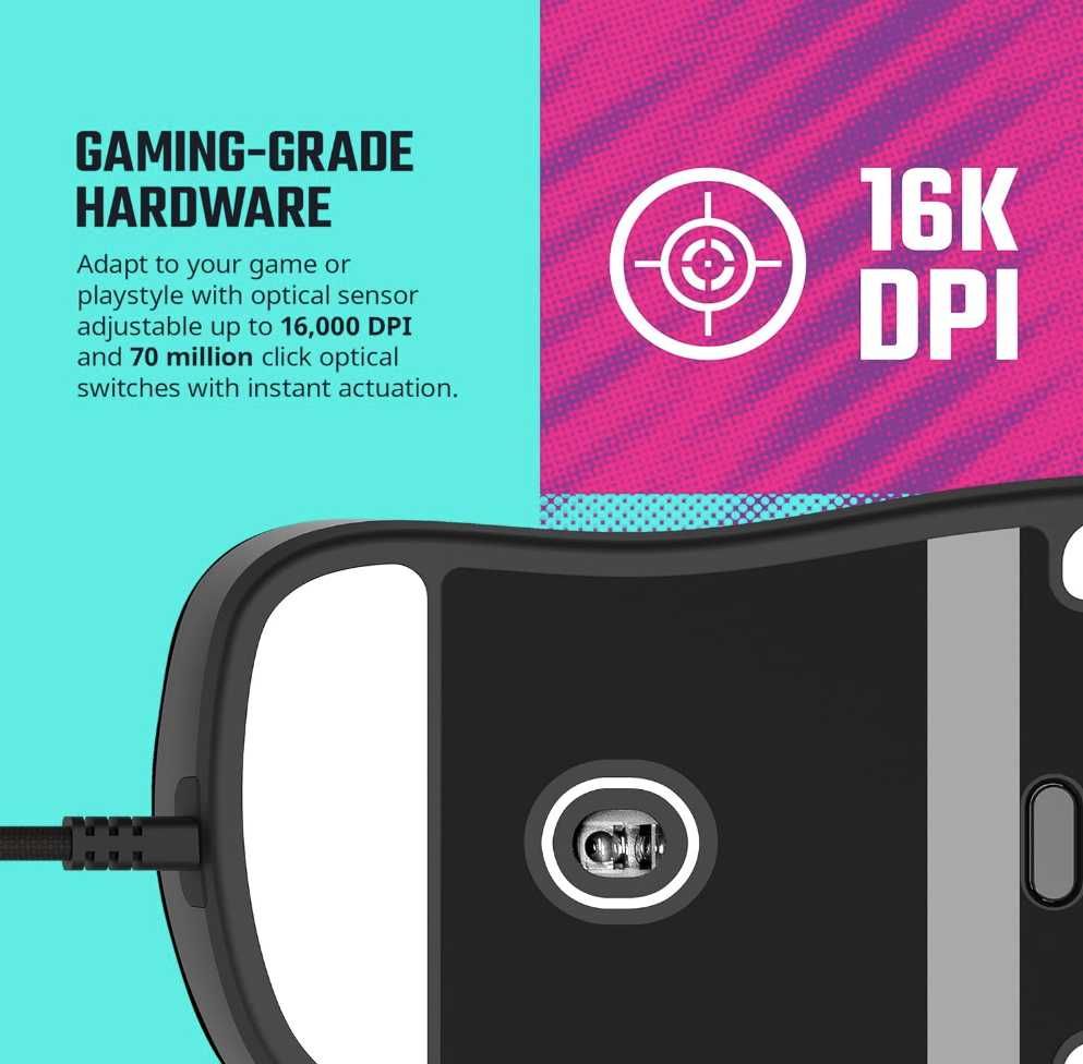 Cooler Master MM730/MM731  Gaming Mouse (16К DPI,  PixArt,  PTFE, RGB)