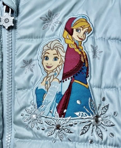 ELZA, ELSA, FROZEN, Kraina Lodu kurtka rozmiar 116 STAN IDEALNY