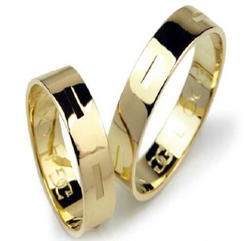Obrączki Ślubne L003 5mm Żółte Złoto GOLDRUN BYTOM