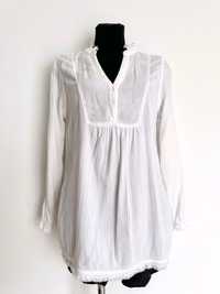 Nowa biała damska bluzka elegancka biurowa do pracy biuro S 36 Gossia