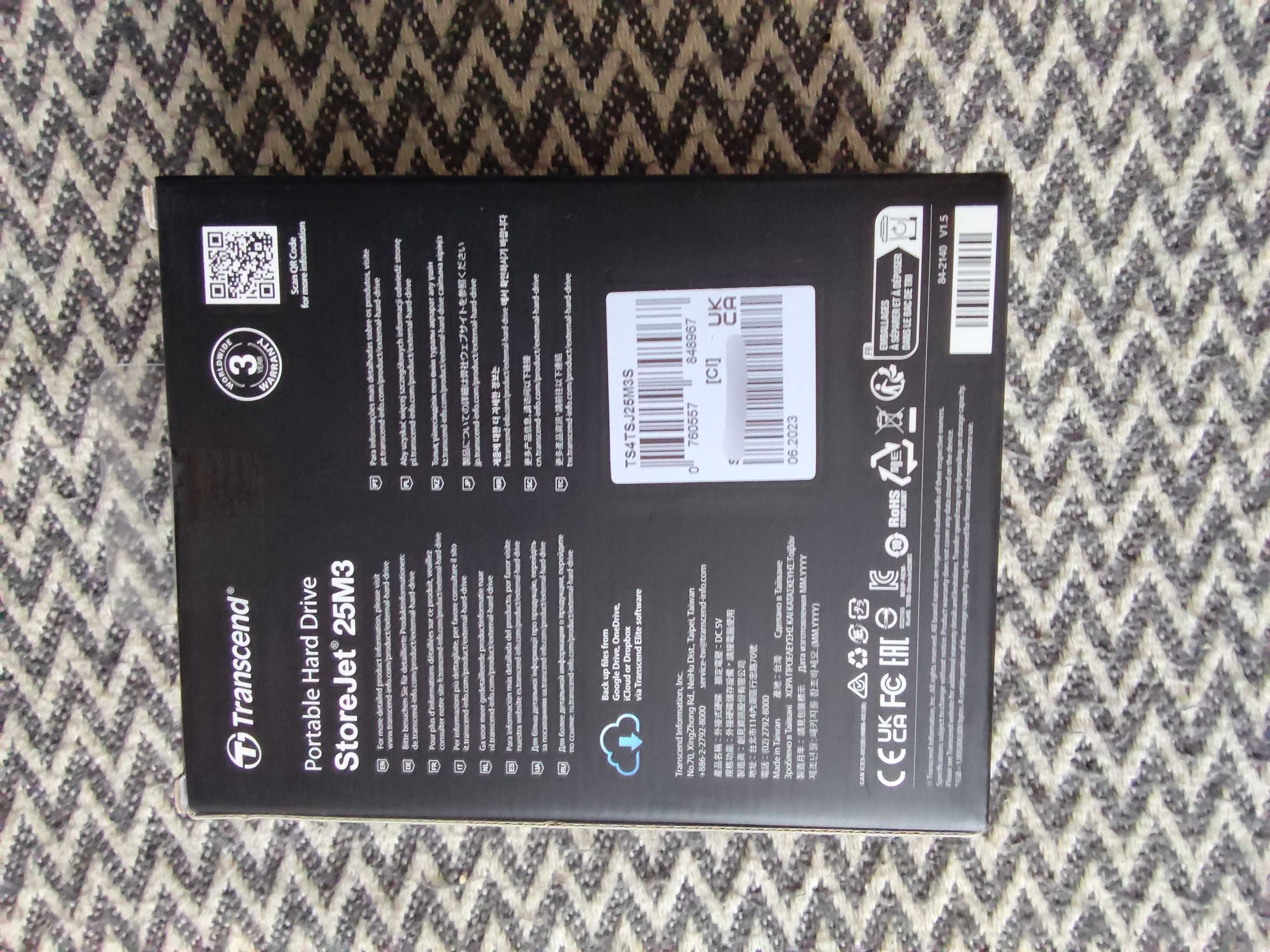 Жорсткий диск Transcend StoreJet 25M3S 4 TB