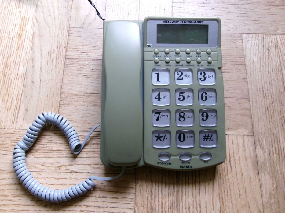 Telefon stacjonarny przewodowy Maria MT -512   z PRL
