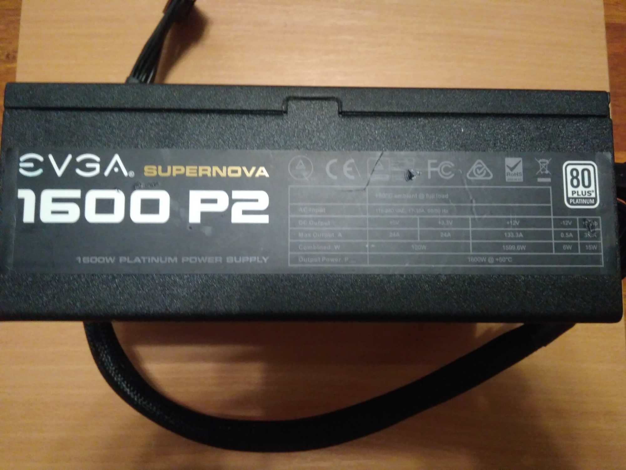 EVGA Supernova 1600-P2, Блок живлення, серія Платинум.