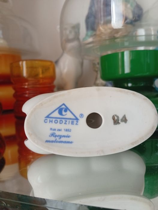 Serwetnik Chodzież porcelana PRL