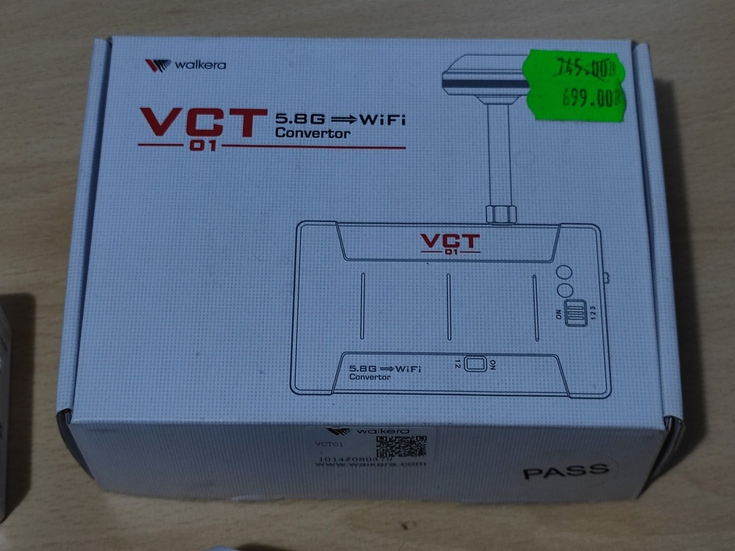 Konwerter 5GHz do WiFi Walkera Vct-01 5.8GHz To Wifi Video Convertor