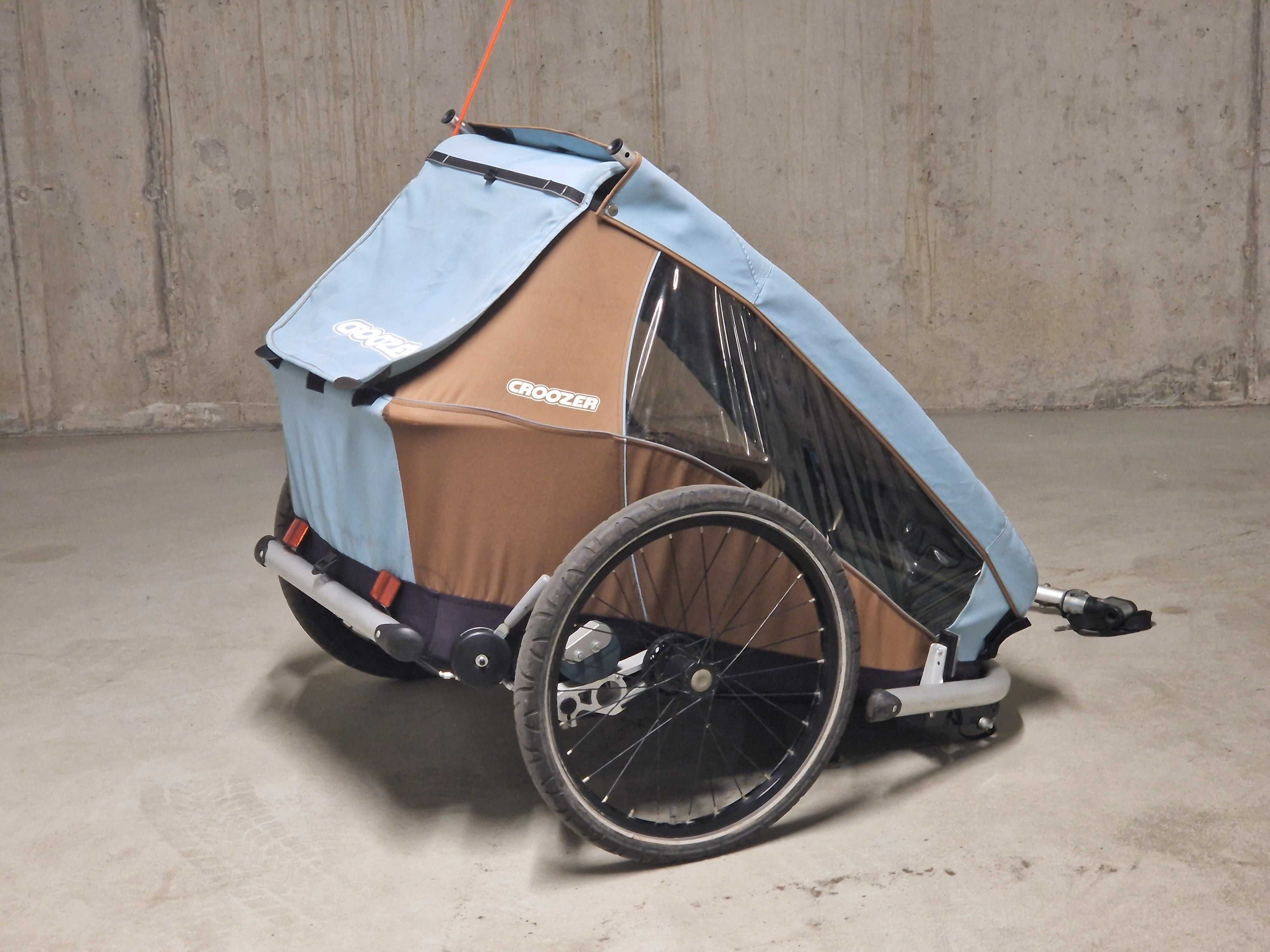 Croozer Kid Plus 2 Led amortyzacja przyczepka rowerowa 3w1