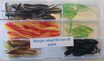 Stinger Shad - kijanka 50 mm 5 cm 60 sztuk zestaw przynęt #okoń