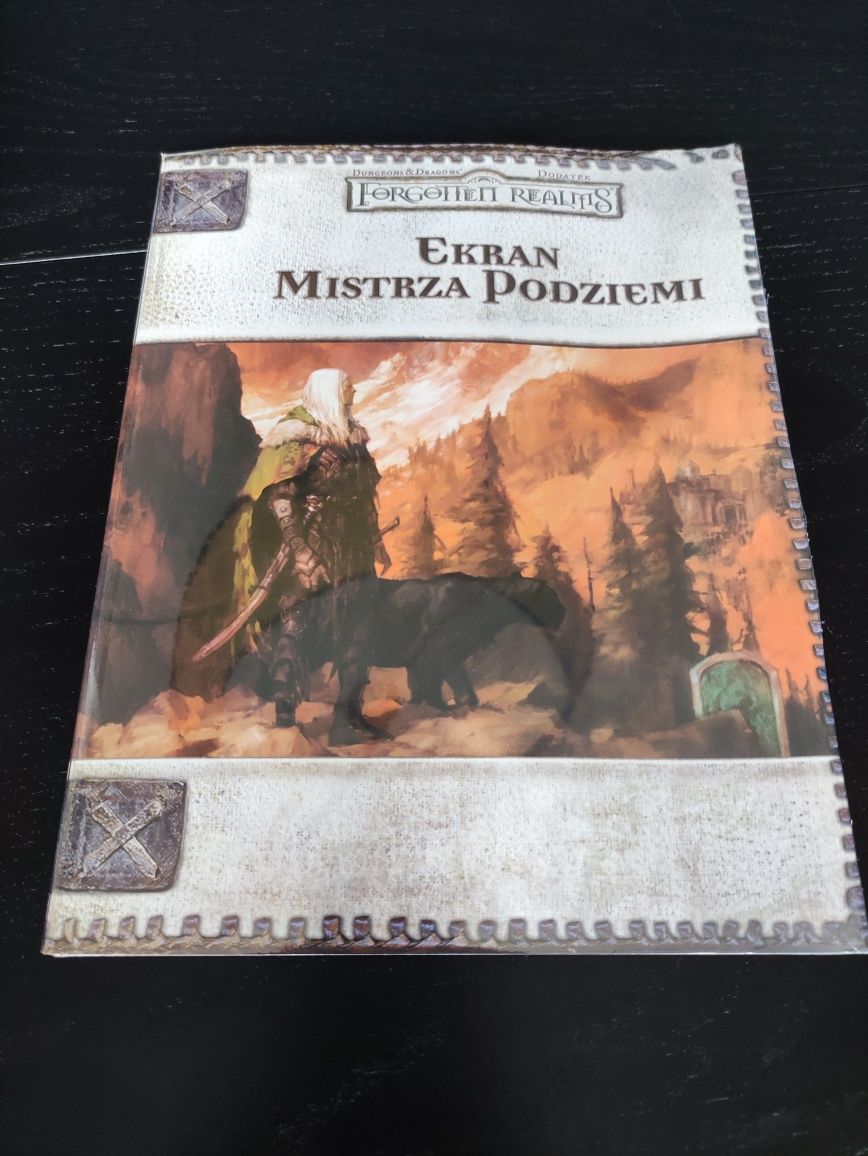 Nowy! Ekran mistrza podziemi nowy w folii Dungeons and Dragons DnD D&D