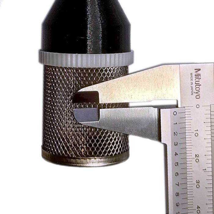 Prefiltr do filtra na rurę 17mm 16/18 16/22 siatka stalowa nierdzewna