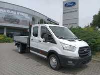 Ford Transit podwójna kabina TREND 350L4  WYWROTKA Scatollini trójstronna, 165KM, 7-miejsc, 3,5 tony na haku!