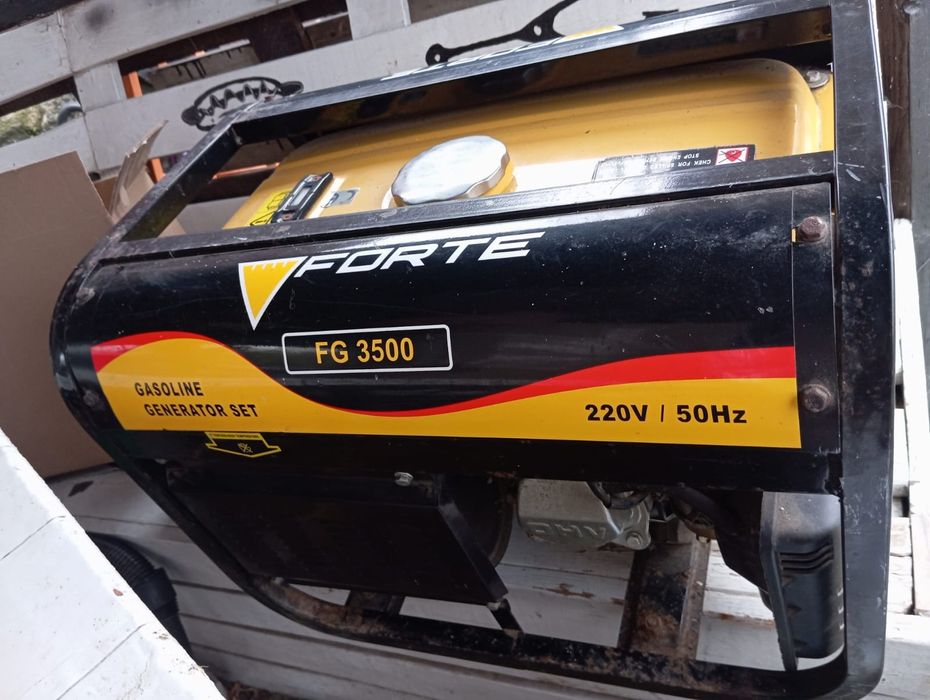 Генератор бензиновий Forte FG 3500, мах 2,7 квт.
