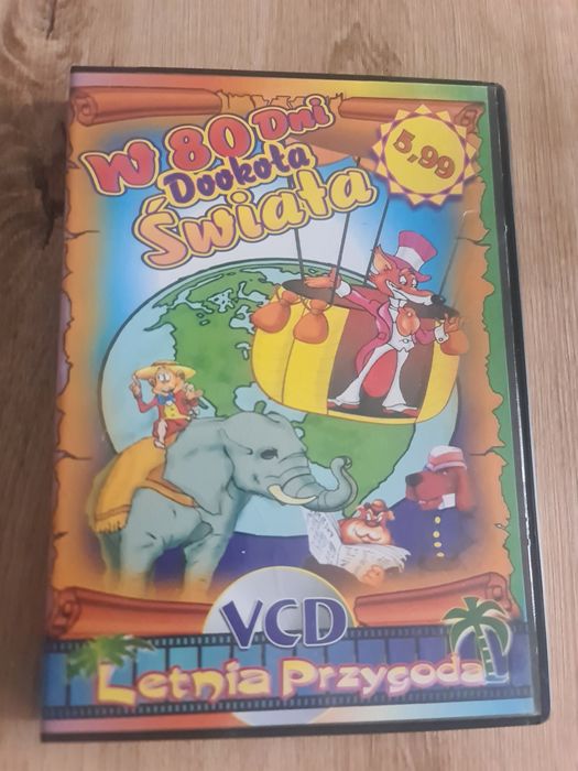 VCD bajka W 80 dni dookoła świata Letnia Przygoda J. Verne