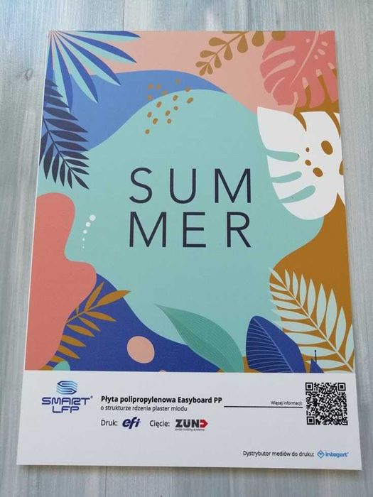 Summer rośliny, monstera, skandynawski styl. Plansza dekoracyjna.