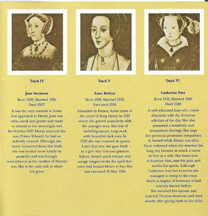 Rick Wakeman - - - - - The Six Wives Of Henry The VIII - - - - - CD