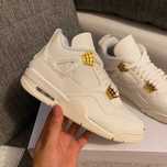 "Buty damskie Trampki" Nike Air jordan 4 Retro Metallic Gold R.40