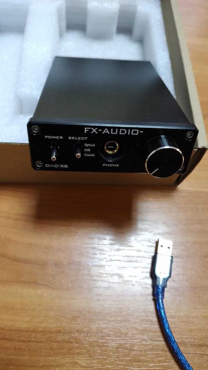 ЦАП и усилитель для наушников FX-AUDIO DAC-X6 ЦАП 24бит 192к