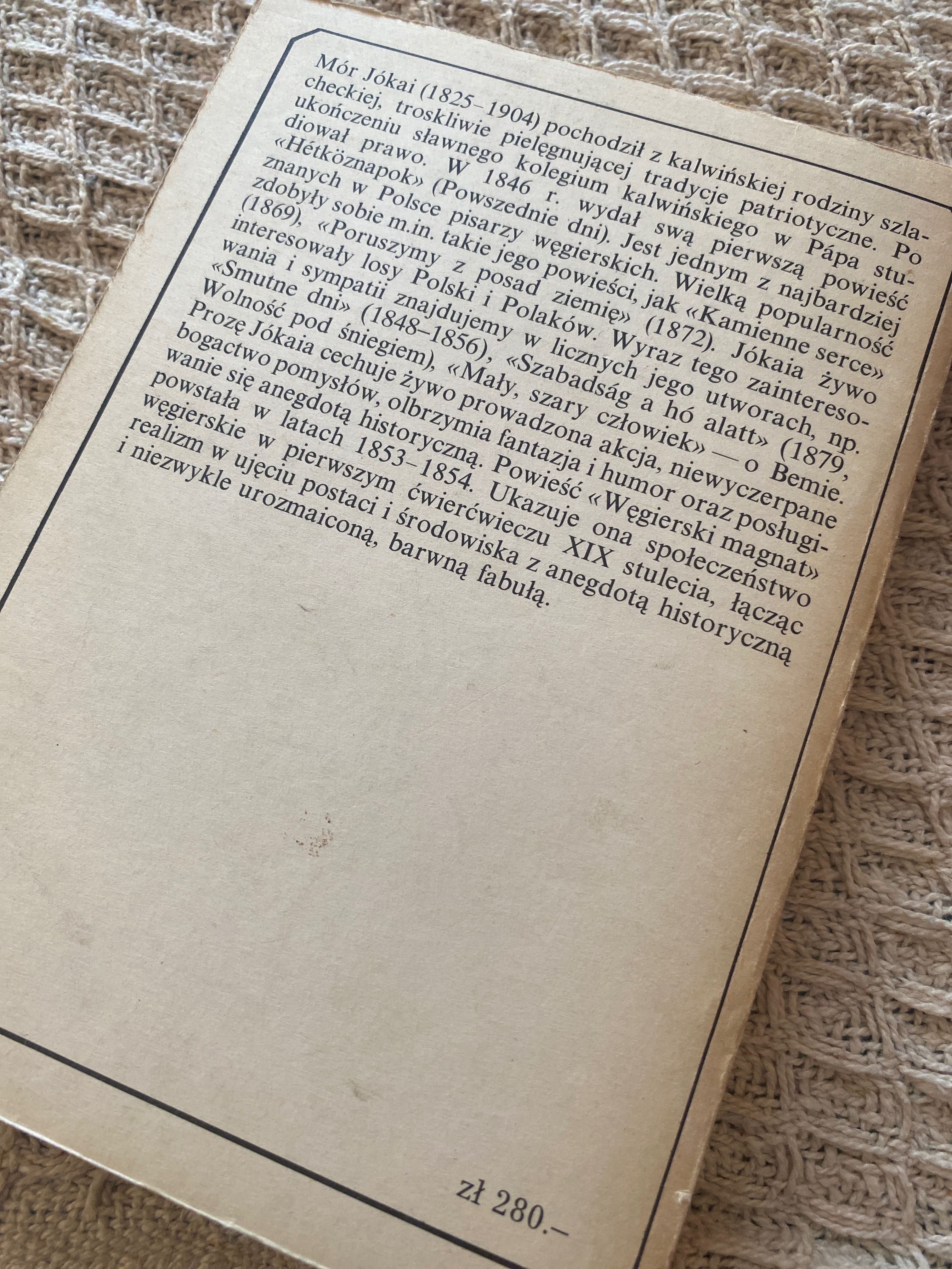 Książka węgierski magnat 1986