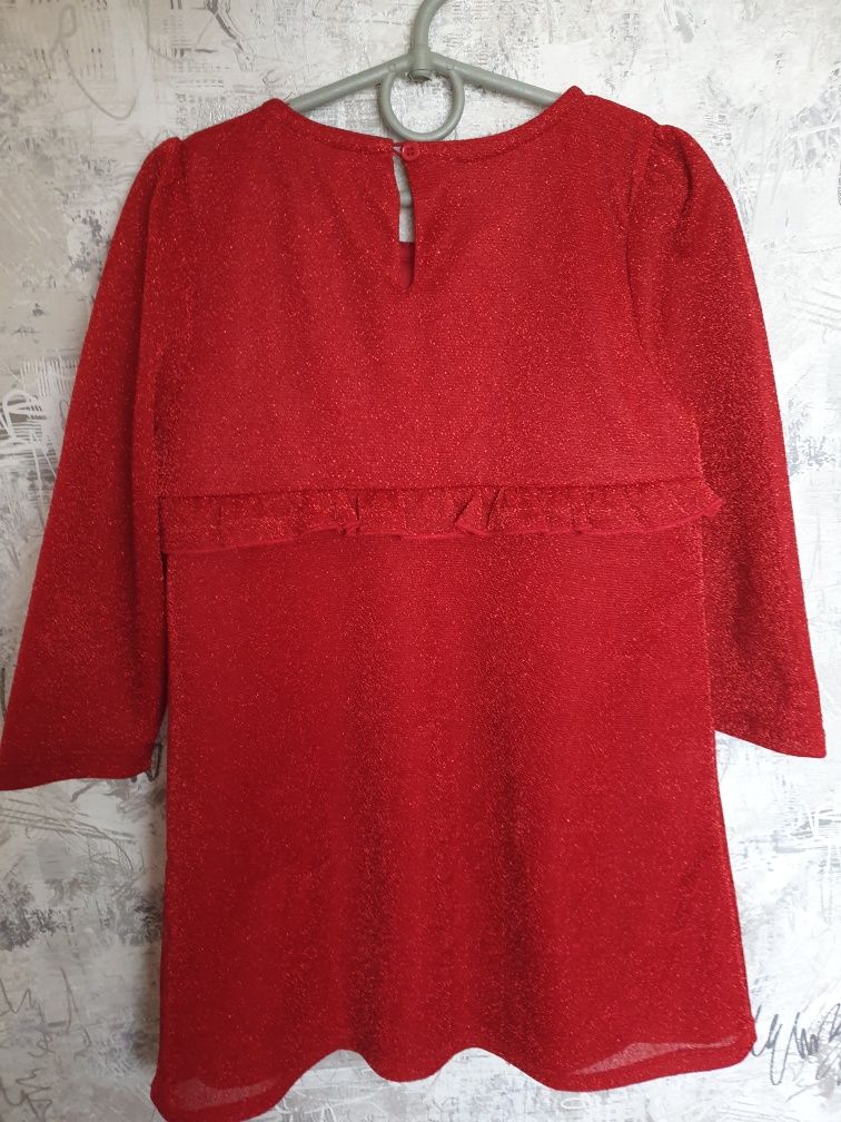 Сукня плаття червоне 134 розмір