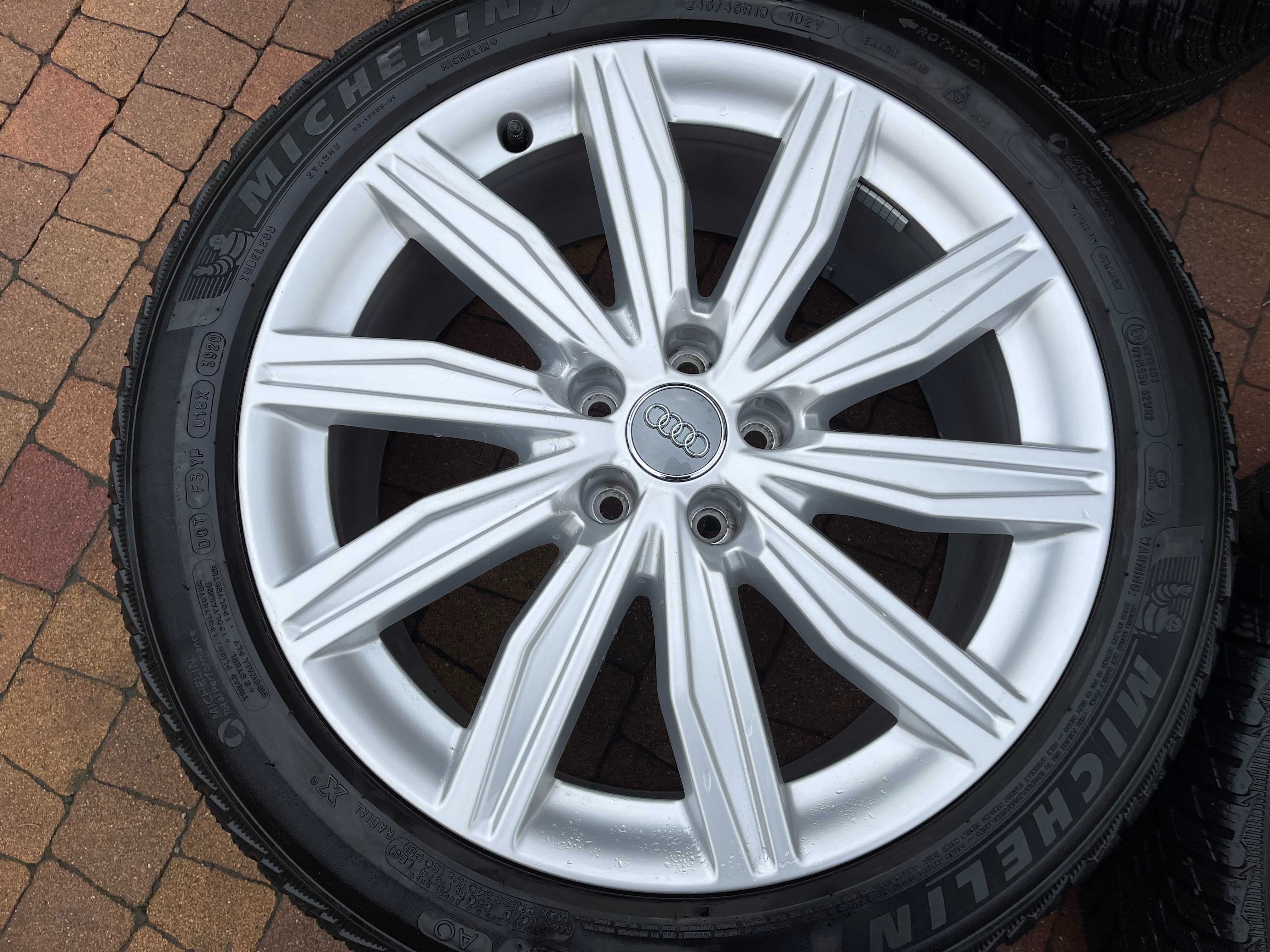 3692. Koła wielosezonowe Audi A6 C8 oryginał 245/45/19 nowe opony 2025