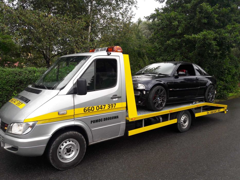Pomoc drogowa Laweta Krosno autoholowanie transport autolaweta