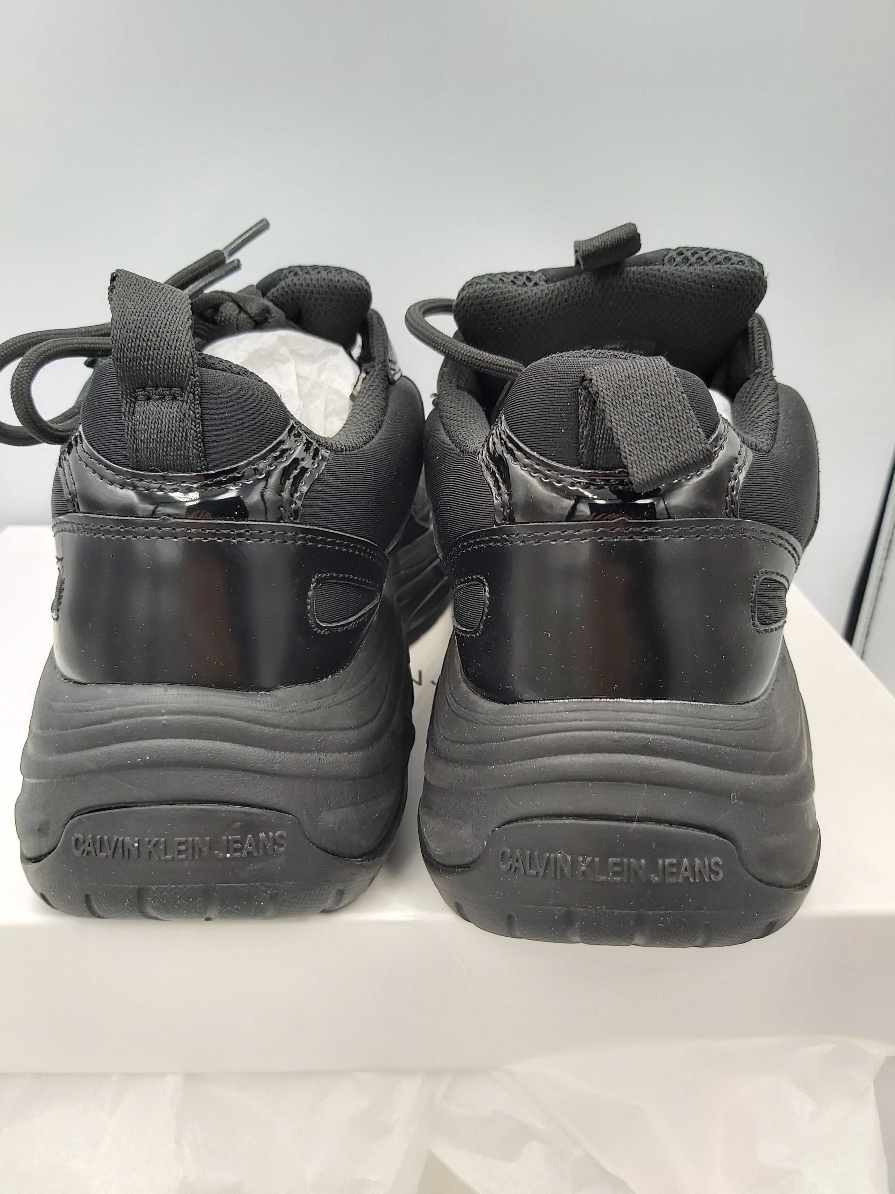 NOWE sneakersy Ck Calvin Klein marvin czarne rozmiar 43 sportowe buty