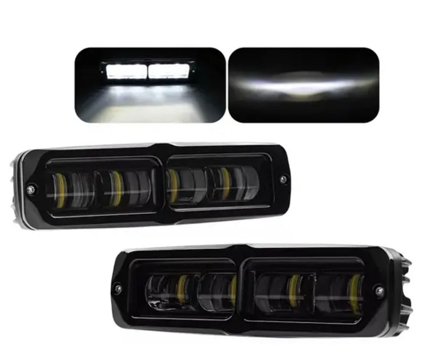 Фара Светодиодная компактная LED Яркая 35w ПТФ СТГ Туманка Балка лінза