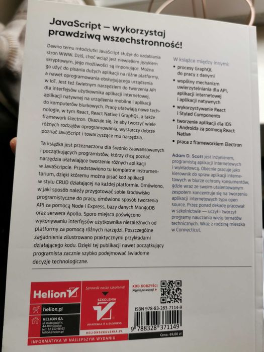 Wszechstronny JavaScript. + Full Stack JavaScript