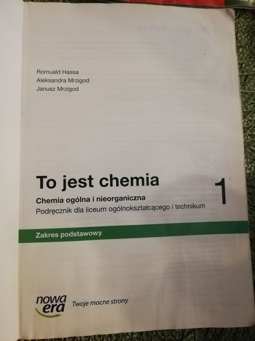 Podręcznik To jest chemia 1
