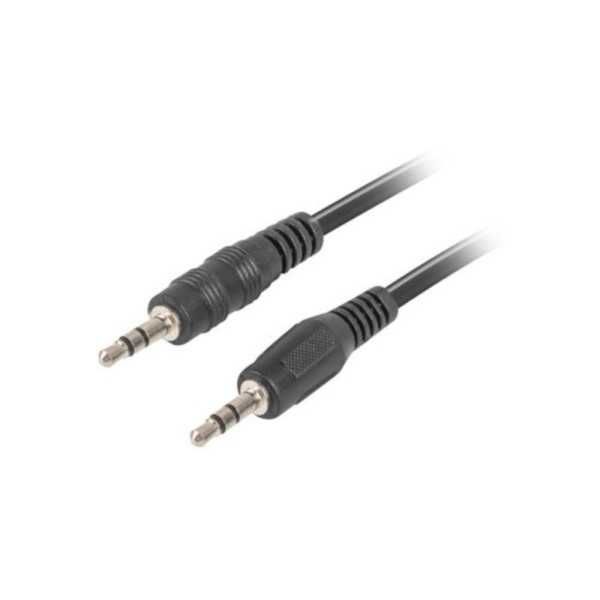 Kabel Akyga AK-AV-12 minijack 3,5 mm - minijack 3,5 mm 1,8 m czarny