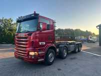 Scania R420 8x2 kontener linowy rama do zabudowy