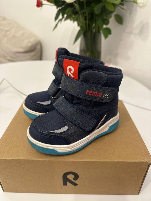 Дитячі зимові черевики Reima Qing 22 Темно-сині 22 розмір