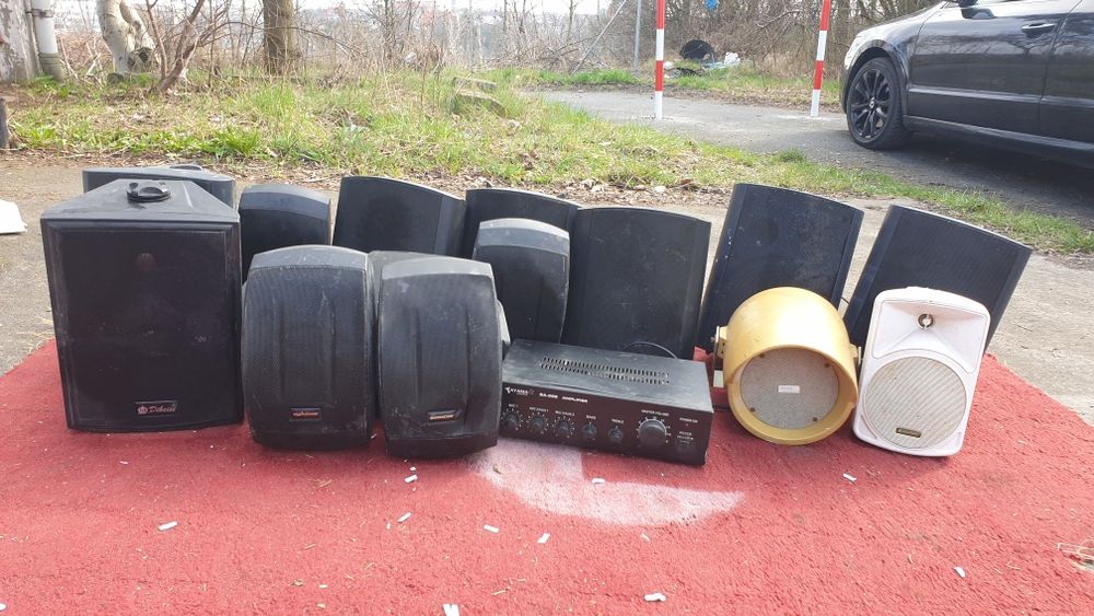 Nagłośnienie, światło bar ZAMIANA