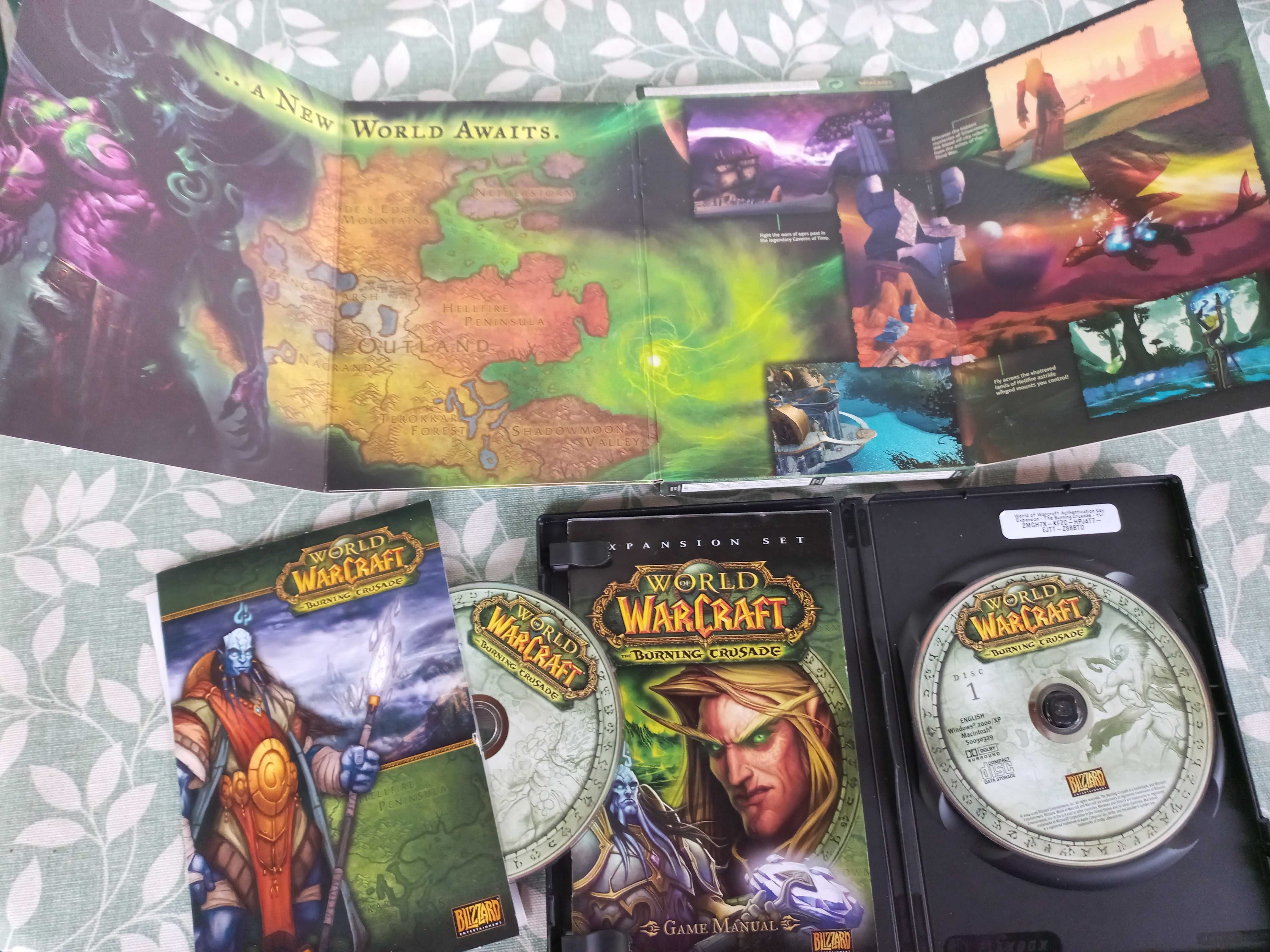 Jogos pc: World of Warcraft + expansão; Senhor dos Anéis