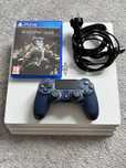 PlayStation4 PRO | 1T | biała konsola | pad| gra Shadow Of War