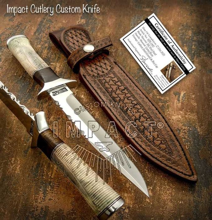 IMPACT nóż turystyczny Bowie stal D2 1445