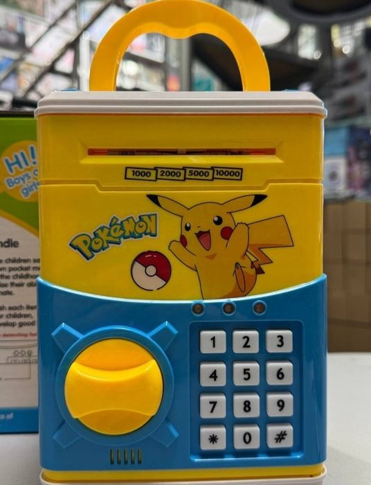 Детский сейф  копилка Покемон